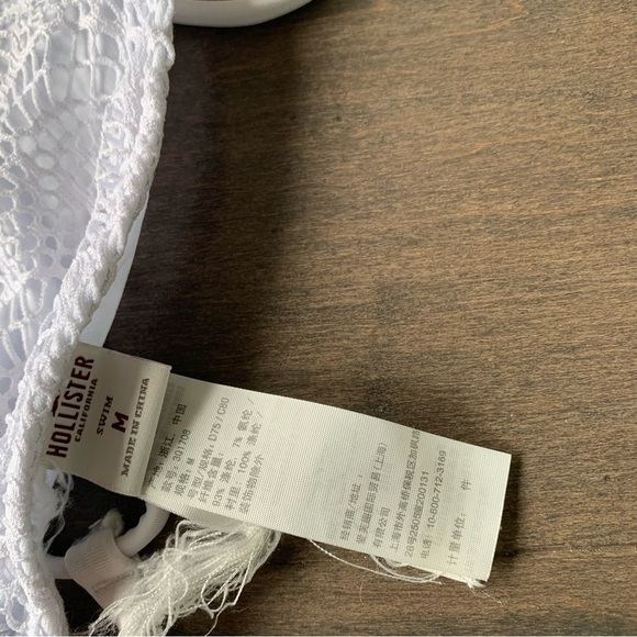 Top shop Triangle bikini white orange and green - Picture 3 of 5